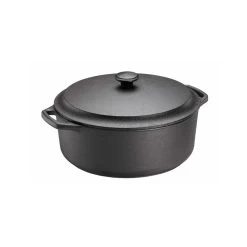 Cocotte En Fonte Ronde 3 Litres - Couvercle Fonte