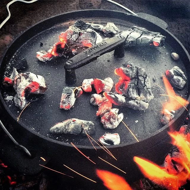 Cocotte En Fonte D'autrefois Avec Anse - 5,5l Couvercle Fonte â Image 9