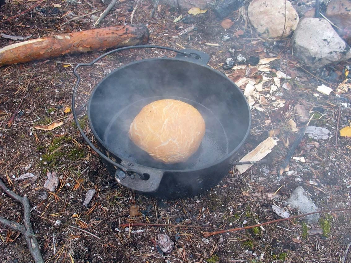 Cocotte En Fonte D'autrefois Avec Anse - 5,5l Couvercle Fonte â Image 6