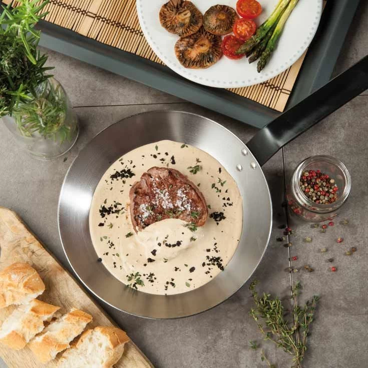 PoĂȘle En Fer 28 Cm + Brosse De Nettoyage â Image 6