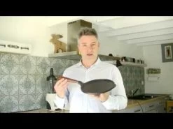 Poele Crepe Skeppshult - Poignée En Noyer