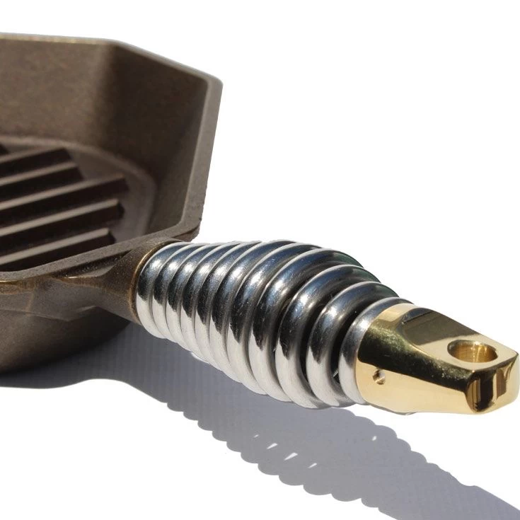 Poele Grill Carrée 30 Cm - Poignée Inox – Image 3